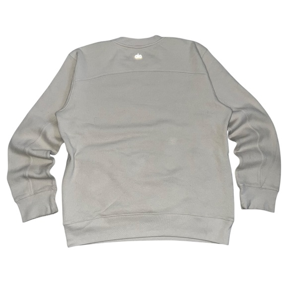 ALO Yoga Men's Beige Crewneck Sweater Size L - Picture 2 of 7